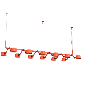 Tonone 12-lichts hanglamp Tonone Bolt Pendant