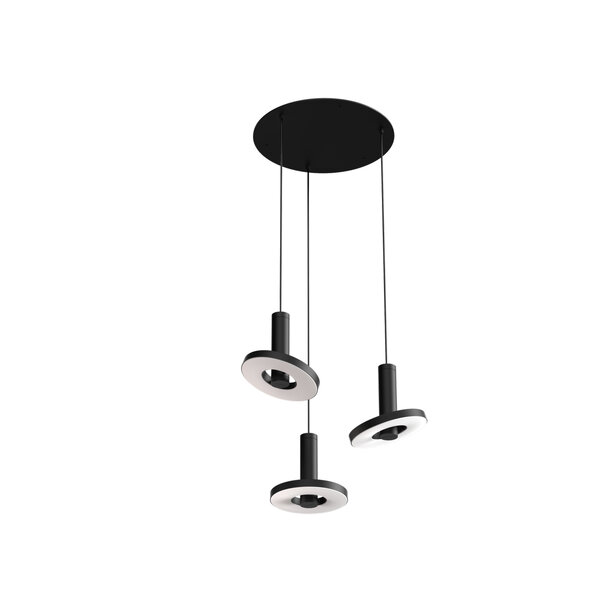 Tonone 'Dim to Warm' dimbare 3-lichts hanglamp Beads in Circle