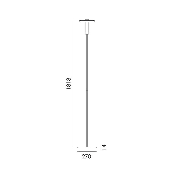 Tonone 'Dim to Warm' dimbare vloerlamp Beads Floor Uplight