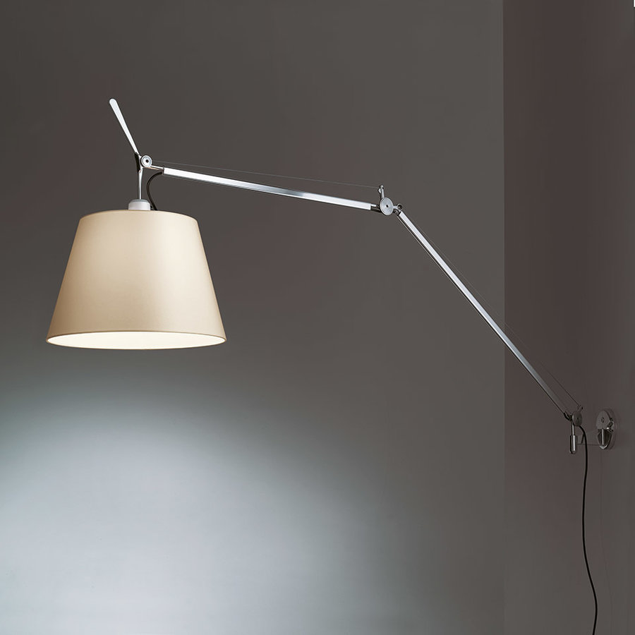 Wandlamp Tolomeo Mega Parete - Aluminium