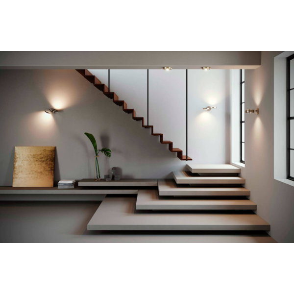 Lodes Dimbare wandlamp Nautilus met geïntegreerde LED