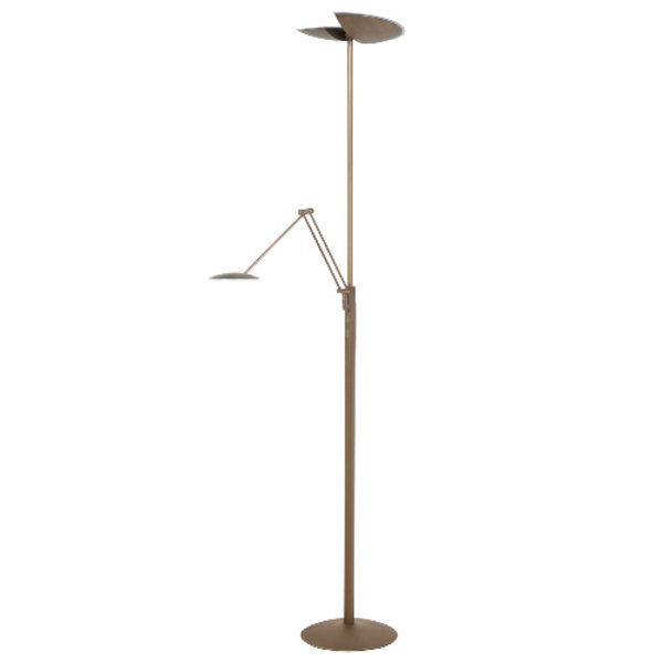 Highlight Dimbare uplight met leesarm New Sapporo met geïntegreerde LED