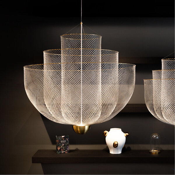 Moooi Dimbare hanglamp Meshmatics Large met geïntegreerde LED