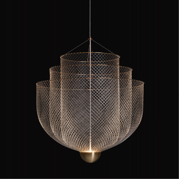 Moooi Dimbare hanglamp Meshmatics Small met geïntegreerde LED