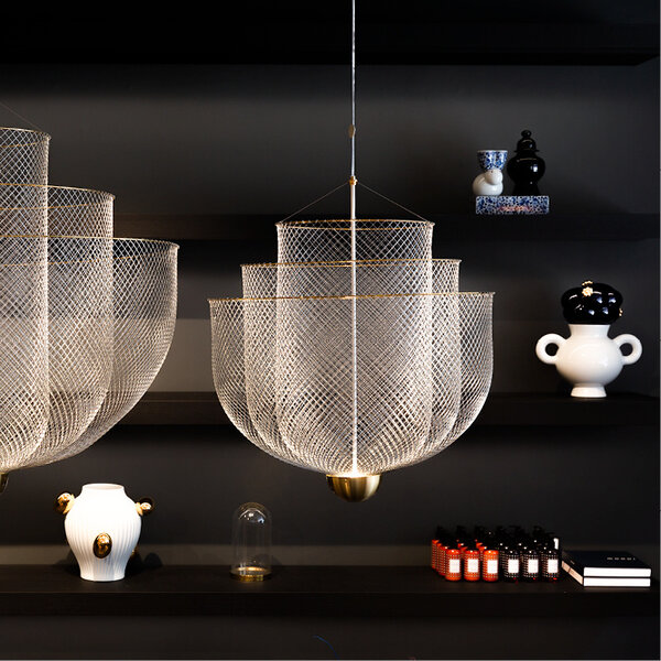 Moooi Dimbare hanglamp Meshmatics Small met geïntegreerde LED