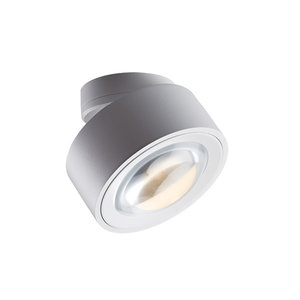 Antidark Kantelbare, draaibare én 'dim to warm' dimbare 1-lichts opbouwspot Easy Lens W120 met geïntegreerde LED