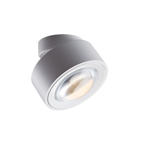 Antidark Kantelbare, draaibare én 'dim to warm' dimbare 1-lichts opbouwspot Easy Lens W120 met geïntegreerde LED