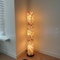 Vloerlamp Glass Multi Color | Cilinder H 150 cm