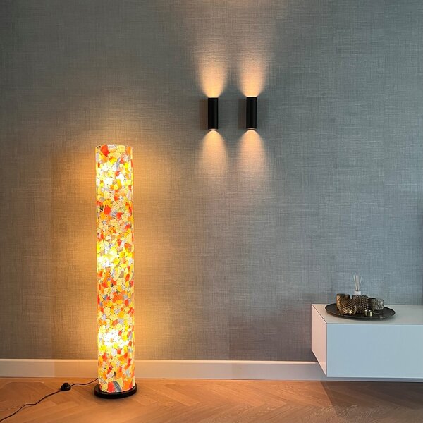 VillaFlor Vloerlamp Glass Multi Color | Cilinder H 150 cm
