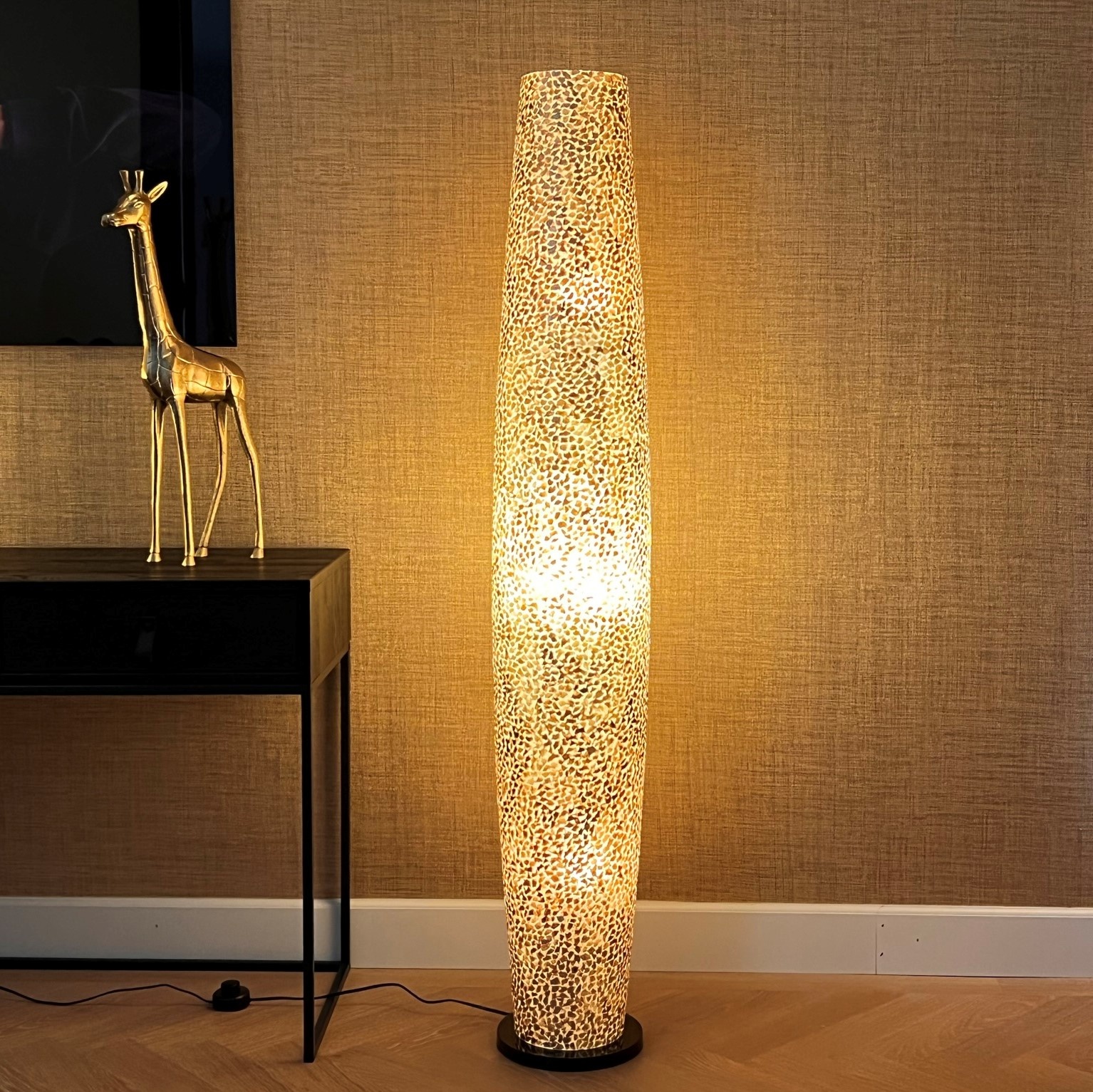 Vloerlamp Wangi Gold Apollo - H 150 cm - VillaFlor - Designlamp.nl