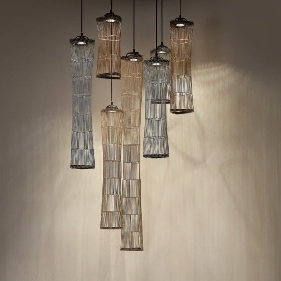 Dimbare hanglamp Needles & Pins 7 met geïntegreerde LED