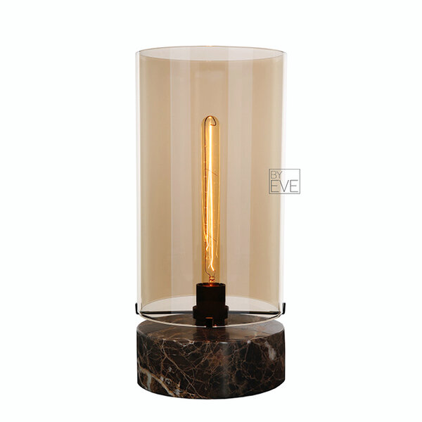 by Eve Dimbare tafellamp Cilinder Marble 23/H40