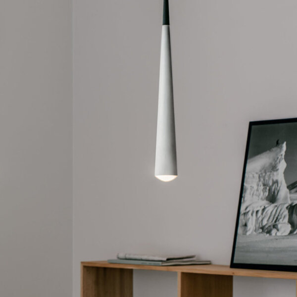 Grau (Dim to Warm) dimbare 1-lichts hanglamp Niceone met geïntegreerde LED