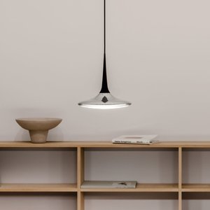 Grau (Dim to Warm) dimbare 1-lichts hanglamp Falling Leaf met geïntegreerde LED