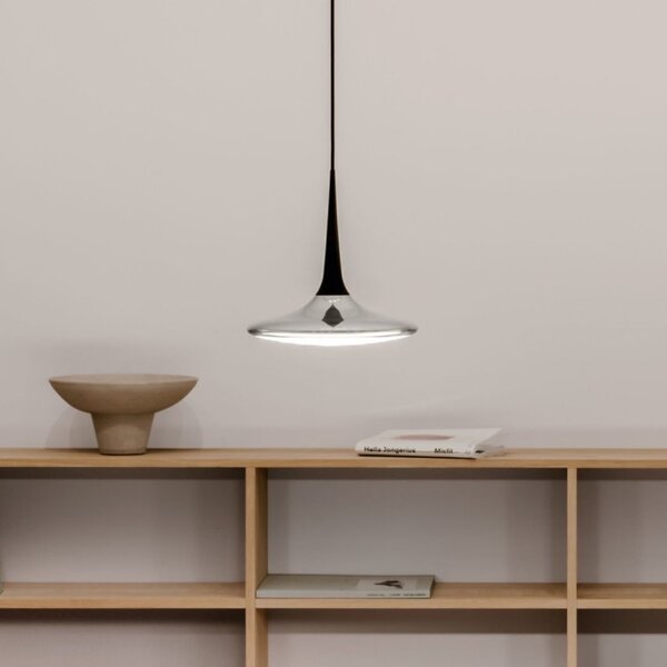 Grau 'Dim to Warm' dimbare 1-lichts hanglamp Falling Leaf met geïntegreerde LED