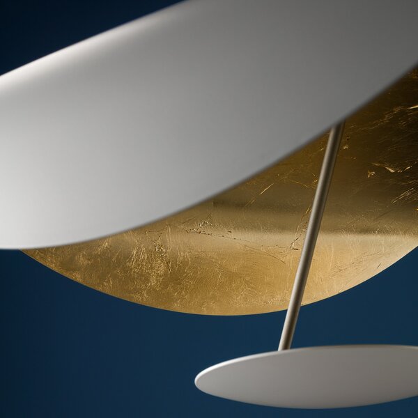 Catellani & Smith Dimbare hanglamp Lederam Manta S1 met geïntegreerd LED