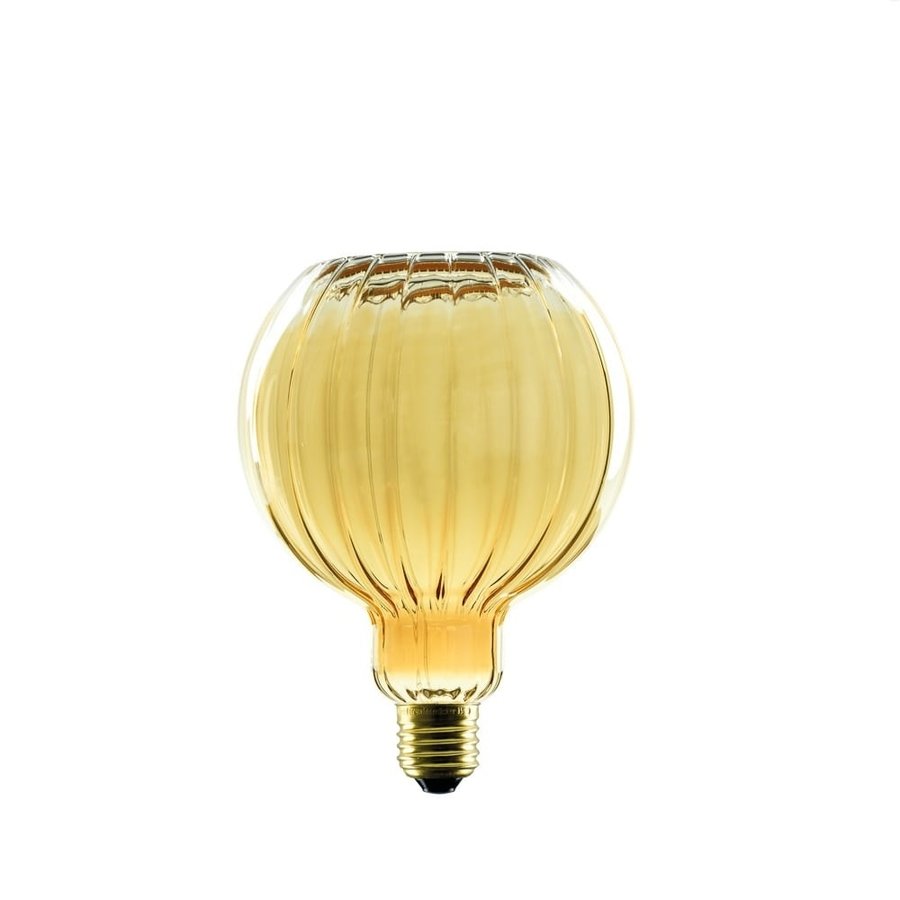 Dimbare LED lichtbron Floating LED Globe 125 straight gold