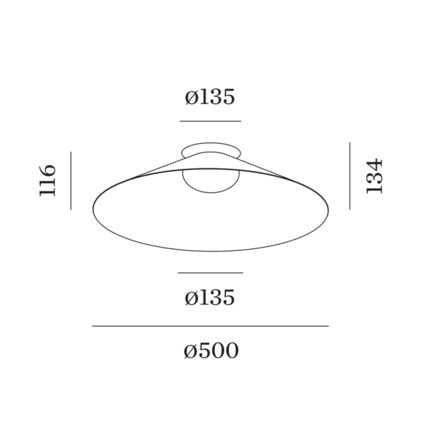 Wever & Ducré Dimbare plafondlamp Clea 2.0 met geïntegreerde LED