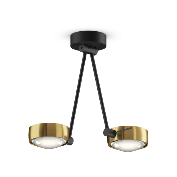 Occhio 2-lichts plafondlamp Sento LED Soffito Due Up 30