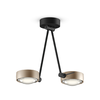 Occhio 2-lichts plafondlamp Sento LED Soffito Due Up 30