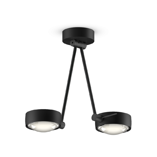 Occhio 2-lichts plafondlamp Sento LED Soffito Due Up 30