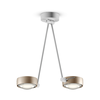 Occhio 2-lichts plafondlamp Sento LED Soffito Due Up 40