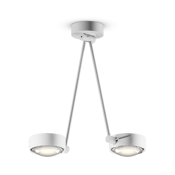 Occhio 2-lichts plafondlamp Sento LED Soffito Due Up 40