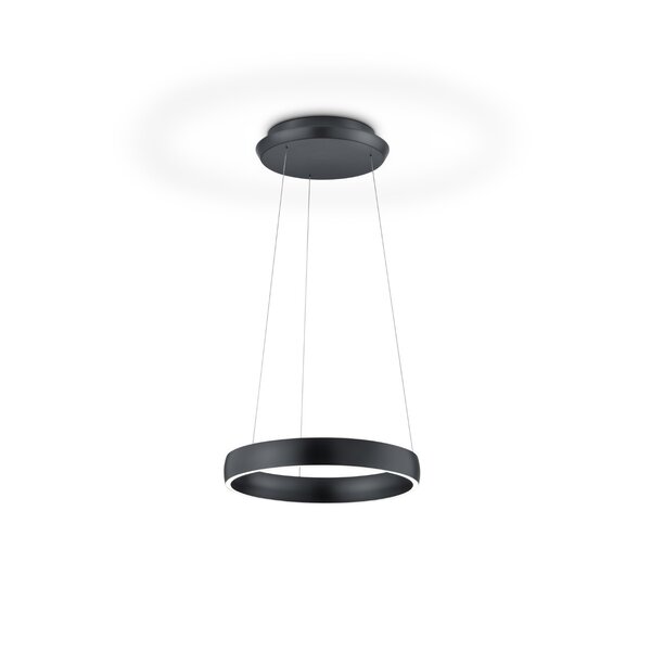 Knapstein In hoogte verstelbare en (Dim to Warm) dimbare hanglamp Sara met geïntegreerde LED - Ø 40 cm