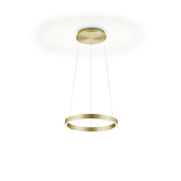 Knapstein In hoogte verstelbare en dimbare hanglamp Svea Lift met geïntegreerde LED - Ø 40 cm