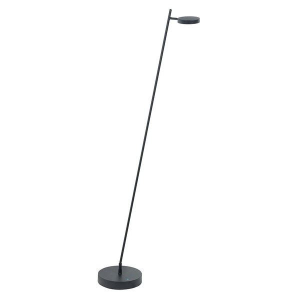 Highlight Oplaadbare én dimbare 1-lichts vloerlamp Round Move met geïntegreerde LED