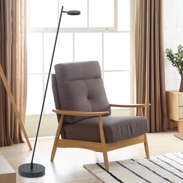 Highlight Oplaadbare én dimbare 1-lichts vloerlamp Round Move met geïntegreerde LED