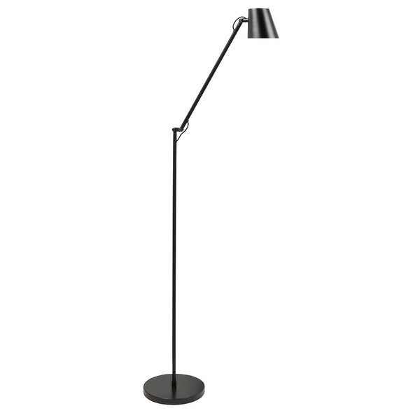 Highlight 3-staps dimbare vloerlamp Metallic met geïntegreerde LED