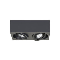Kantelbare, draaibare én dimbare 2-lichts opbouwspot Eye met geïntegreerde LED