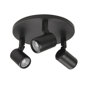 Highlight Kantelbare én draaibare 3-lichts opbouwspot Rain