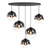 Highlight 5-lichts hanglamp Fantasy Globe