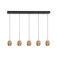 Highlight Dimbare 5-lichts hanglamp Golden Egg met geïntegreerde LED
