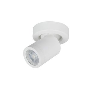 Highlight Kantelbare én draaibare 1-lichts opbouwspot Oliver - IP44