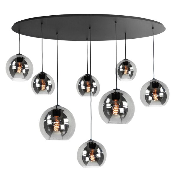 Highlight 8-lichts hanglamp Fantasy Globe