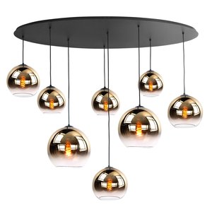 Highlight 8-lichts hanglamp Fantasy Globe
