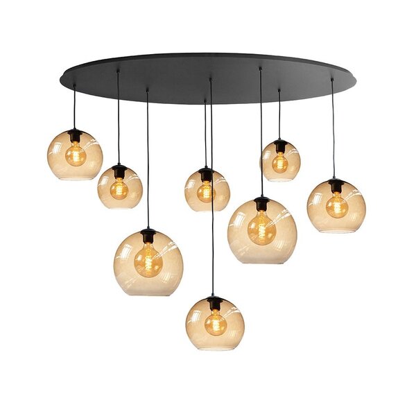 Highlight 8-lichts hanglamp Fantasy Globe