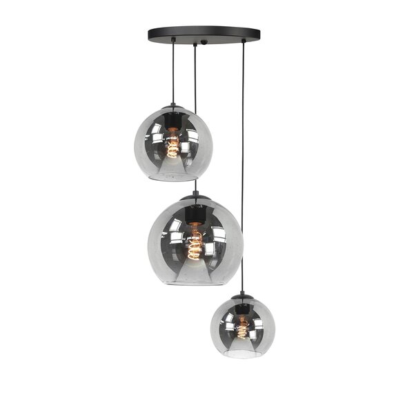 Highlight 3-lichts hanglamp Fantasy Globe