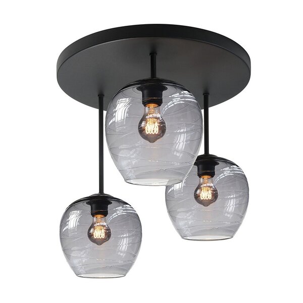 Highlight 3-lichts plafondlamp Fantasy Appel