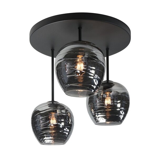 Highlight 3-lichts plafondlamp Fantasy Appel