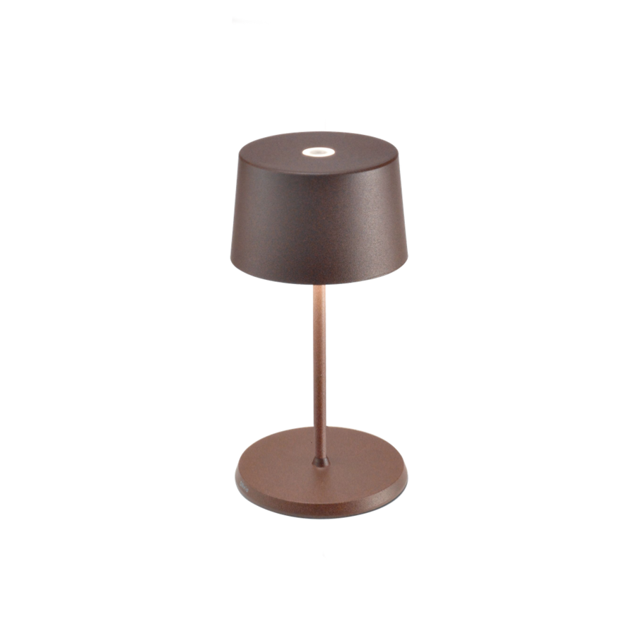 Draagbare, oplaadbare, dimbare tafellamp Olivia Mini met geïntegreerde LED