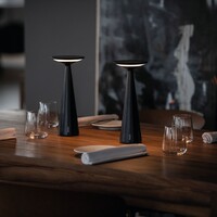 Dimbare, draagbare en oplaadbare tafellamp Dama met geïntegreerde LED