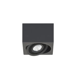 Highlight Kantelbare, draaibare én dimbare 1-lichts opbouwspot Eye met geïntegreerde LED