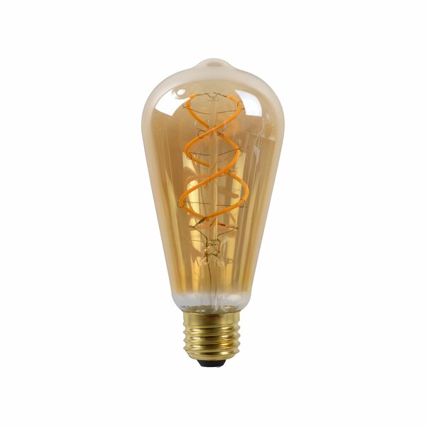 Lucide E27 ST64 LED lichtbron Filament, maximaal 5 Watt