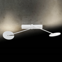 Dimbare 2-lichts plafondlamp Janus K DTW met geïntegreerde LED