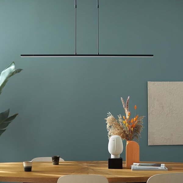 Steinhauer Dimbare én in hoogte verstelbare hanglamp Zelena met geïntegreerde LED | L 122 cm