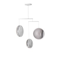 3-lichts hanglamp Focus x3 met geïntegreerde LED